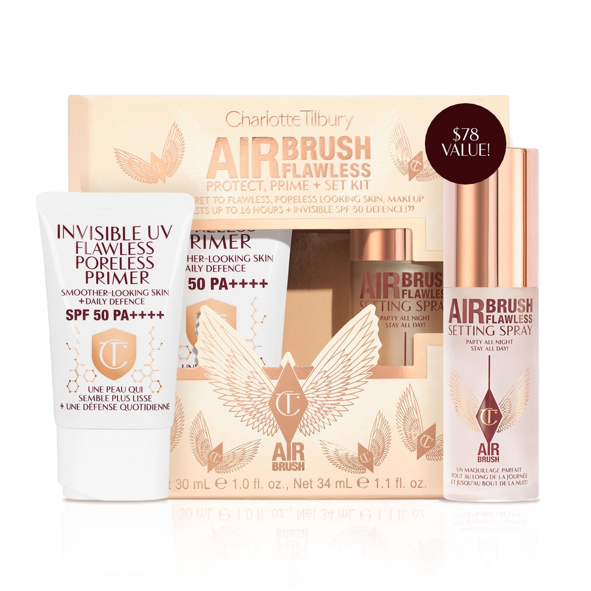 Kit De Maquillaje Charlotte Tilbury Protect & Prime Con Spf 50