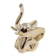 thumbnail image 1 of Mini Estatua De Elefante, Artesanía, Escultura Pequeña Para Chimenea, Gabinete, Oficina, Oro, 1 of 3