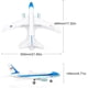 thumbnail image 5 of Avión RC OTTCCTOY 787 Dreamliner de 3 canales, 2.4 GHz, 41 cm, 5 of 7