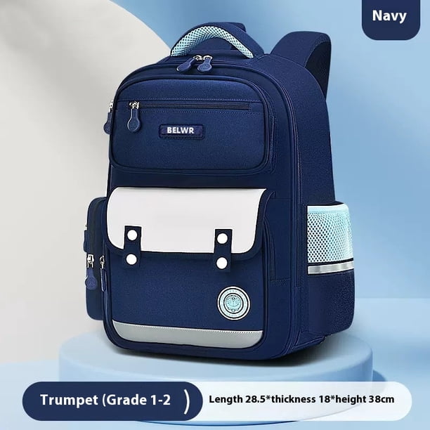 British Primary School Schoolbag Boys and Girls 135th Grade New Ridge Protection Lightweight Large Capacity Backpack