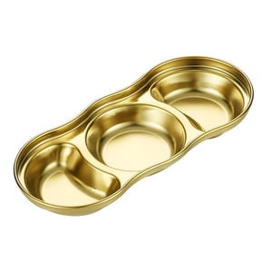 Bothyi - Plato Para Salsa, Rejillas Portátiles Reutilizables, Plato Dividido Para Acampar, Barbacoa, Salsa De Tomate B