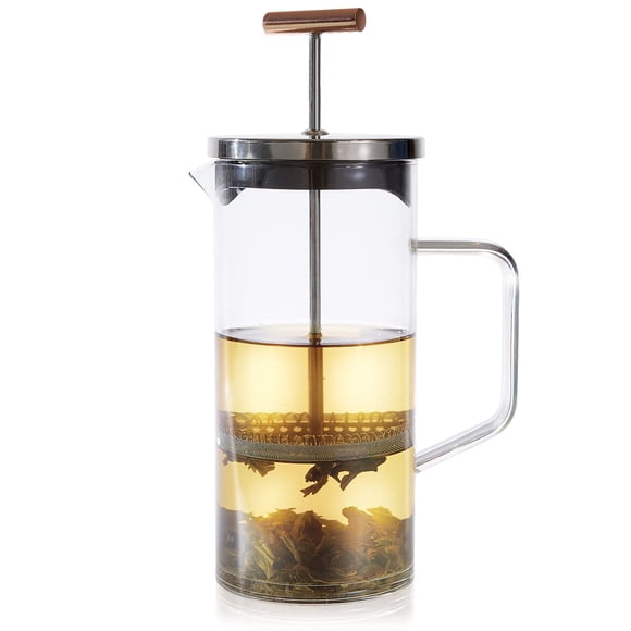 Exprimidor de té Teabloom Pekoe con mango de cobre, 600 ml