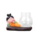thumbnail image 5 of Creativo Lindo Jarrón Hidropónico Tang Girl Con Soporte De Resina Maceta Estilo Moderno B, 5 of 5