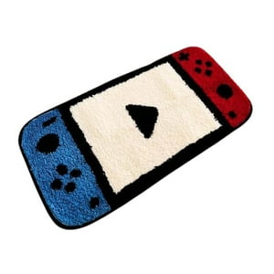 Crusec - Alfombra Joystick Habitación Gamer Sala De Juegos Decorativo