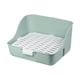thumbnail image 5 of Caja de arena para conejillos de indias, inodoro para conejos, orinal de esquina para animales pequeños, cama para mascotas pequeñas, caja para hámste Verde, 5 of 5