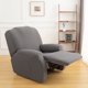 thumbnail image 3 of Xiao Hua Funda para Sofá Reclinable, Funda Antideslizante para Reclinable, Funda Elástica Noble para Silla Consorte, Funda de Protección para Muebles, con Bolsillos Laterales, Asiento Individual/4, 3 of 4