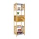 thumbnail image 2 of Estante De Madera 6 Niveles Organizador Cocina/ Baño Repisa Marrón Claro, 2 of 5