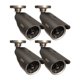 thumbnail image 1 of Cámara de Seguridad Q-See Pack de 4 600TVL con Visión Nocturna de 36,5 m, 1 of 1