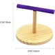 thumbnail image 2 of Percha de mesa para pájaros, percha de entrenamiento para loros, jaula para pájaros, juguete portátil, gimnasio de madera, soporte de juego para loros, soporte de entrenamiento para agapornis, 2 of 7