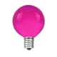 thumbnail image 1 of Bombillas Globe para exteriores, novedosas, G40, color morado, paquete de 25, 1 of 8