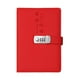 thumbnail image 1 of Diario Con Candado, Diario De Viaje, Cuaderno Con Candado, Cuaderno Para Oficina, Mujer, Rojo, 1 of 3