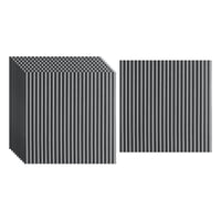 Magideal - 10X 3D Pegatinas De Pared Decoración Extraíble Panel De Pared Mural Papel Tapiz De Espuma De Polietileno Para Fondo De Sofá, Sala De Estar, Hogar, , Gris Argenta