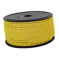 Magideal - Cuerda Para Tienda De Campaña Para Exteriores, Cuerda Trenzada Sólida, Accesorio Para Tienda, Cuerda De Viento, Cuerda Reflectante Para Escalada, Lona Amarillo