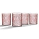 thumbnail image 1 of Vasos de vidrio Godinger 355 ml rosa, juego de 4, 1 of 2