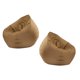thumbnail image 3 of 2 piezas de almacenamiento de animales de peluche bolsa de frijoles cubierta de café a prueba de agua, 3 of 5