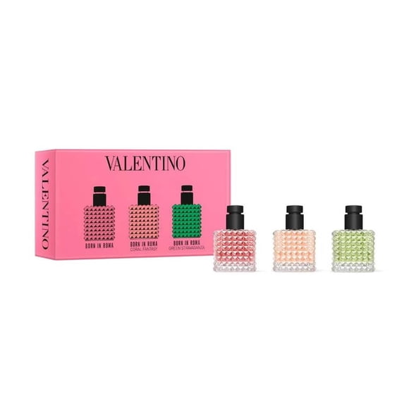 Set Miniatura De Perfumes Born In Roma 18 Ml Trio Para Mujer