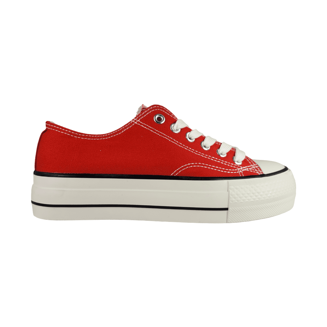Zapatillas Urbanas Md Rojo Mujer | 2j04-13 - Talla 36 Cl / 23 Cm