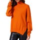 thumbnail image 4 of INSPIRE CHIC Suéter de Cuello Alto para Mujer, Tops para un Armario de Invierno Elegante L Naranja, 4 of 6
