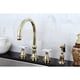thumbnail image 2 of Grifo de cocina Kingston Brass KS2792PXBS de instalación amplia, latón pulido, 2 of 4