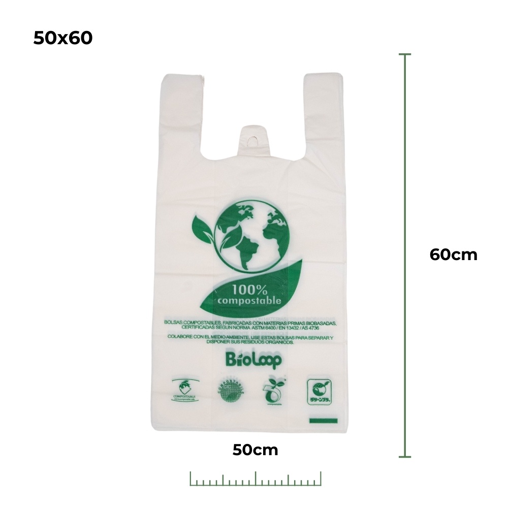 Bioloop - Bolsas De Basura 50X60 200 Unidades