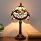 thumbnail image 1 of 1pc 8 Inch Stained Glass Table Lamp, Handmade Living Room, Dining Room, Bedroom, Warm Bedside Lamp, Bar, Retro European, Rustic Style, Mediterranean Simple European A Variety Of Choices Creative Gifts, 1 of 3