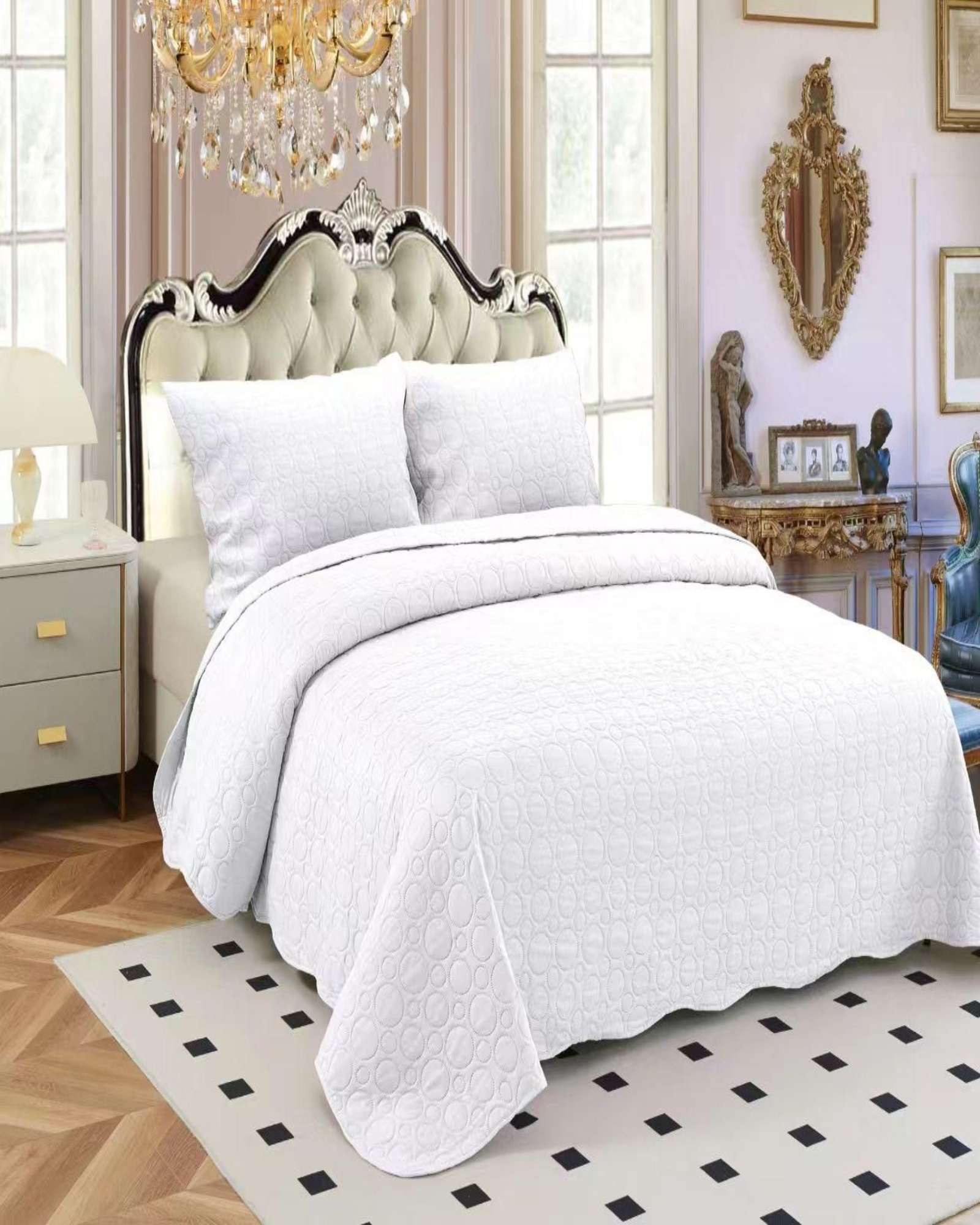 Genérico - Cubrecama De Verano Unicolor King - Super King