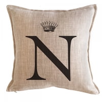 Tuyo Print - Cojín Letra Corona N 45X45