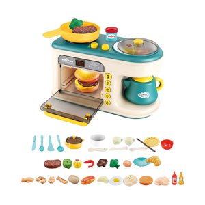 Magideal - Juego De Cocina Con Horno, Horno Electrónico, Utensilios De Cocina De Juguete, Regalo, Juego De Horno, Accesorios De Cocina Para El Desarrollo Tempran Verde