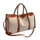 thumbnail image 5 of Bolsa De Gimnasio Deportiva, Bolsa De Viaje Portátil De Lona Para Ejercicio, Deportes Al Aire Libre, Marrón, Grande, 5 of 5