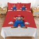 thumbnail image 1 of Super Mario Bed Duvet Cover Microfiber Bedding Sets 3D Printed Lightweight 3 Piece Comforter Sets for Kids Boys Girls, 1 of 5