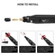 thumbnail image 4 of Herramienta rotativa inalámbrica negra con juego de accesorios de 25 piezas Kit de herramienta rotativa eléctrica de velocidad variable con carga USB, adecuada para proyectos de manualidades., 4 of 7