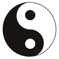 Rienda Libre Graphics - Decomural Ying & Yang Symbol Love Peace Ws-17479