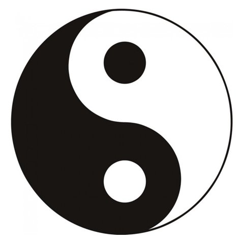 Rienda Libre Graphics - Decomural Ying & Yang Symbol Love Peace Ws-17479