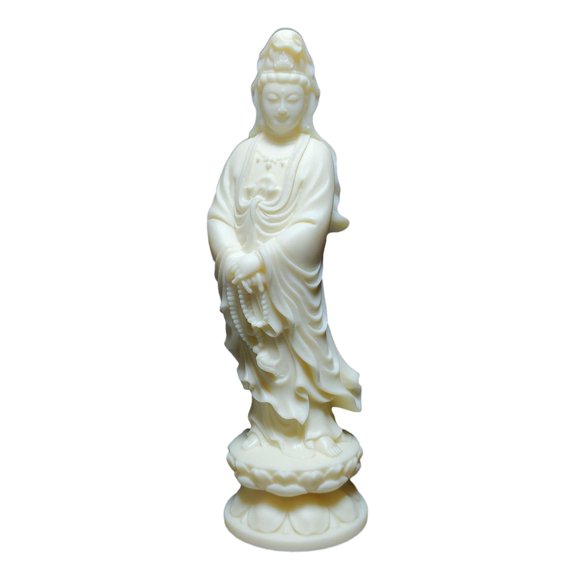 Estatua De Guanyin Hecha A Mano, Decorativa, De Pie, De Escritorio, Miniatura Para Dormitorio