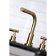 thumbnail image 4 of Grifo de baño Kingston Brass Manhattan FSC8953CML Latón cepillado, 4 of 8