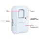 thumbnail image 3 of Alarma de puerta y ventana GE Personal Security, paquete de 6 unidades, color blanco, 3 of 6