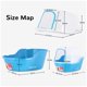 thumbnail image 2 of Caja de arena petphabet 63 cm azul claro extra grande, 2 of 9