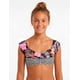 thumbnail image 1 of Top bikini estampado negro Talla L, 1 of 4