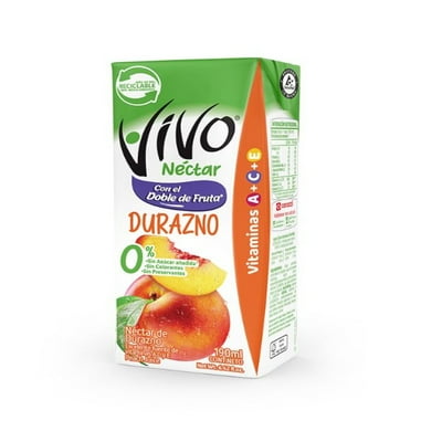Néctar Durazno Caja 190 Ml Vivo
