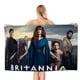 thumbnail image 1 of Britannia Toalla de playa de secado rápido con diseño temático, regalo para mujeres y niñas, ideal para cumpleaños, fans, amantes de la música, uso en la playa o al aire libre, 78 × 150 cm, 1 of 6