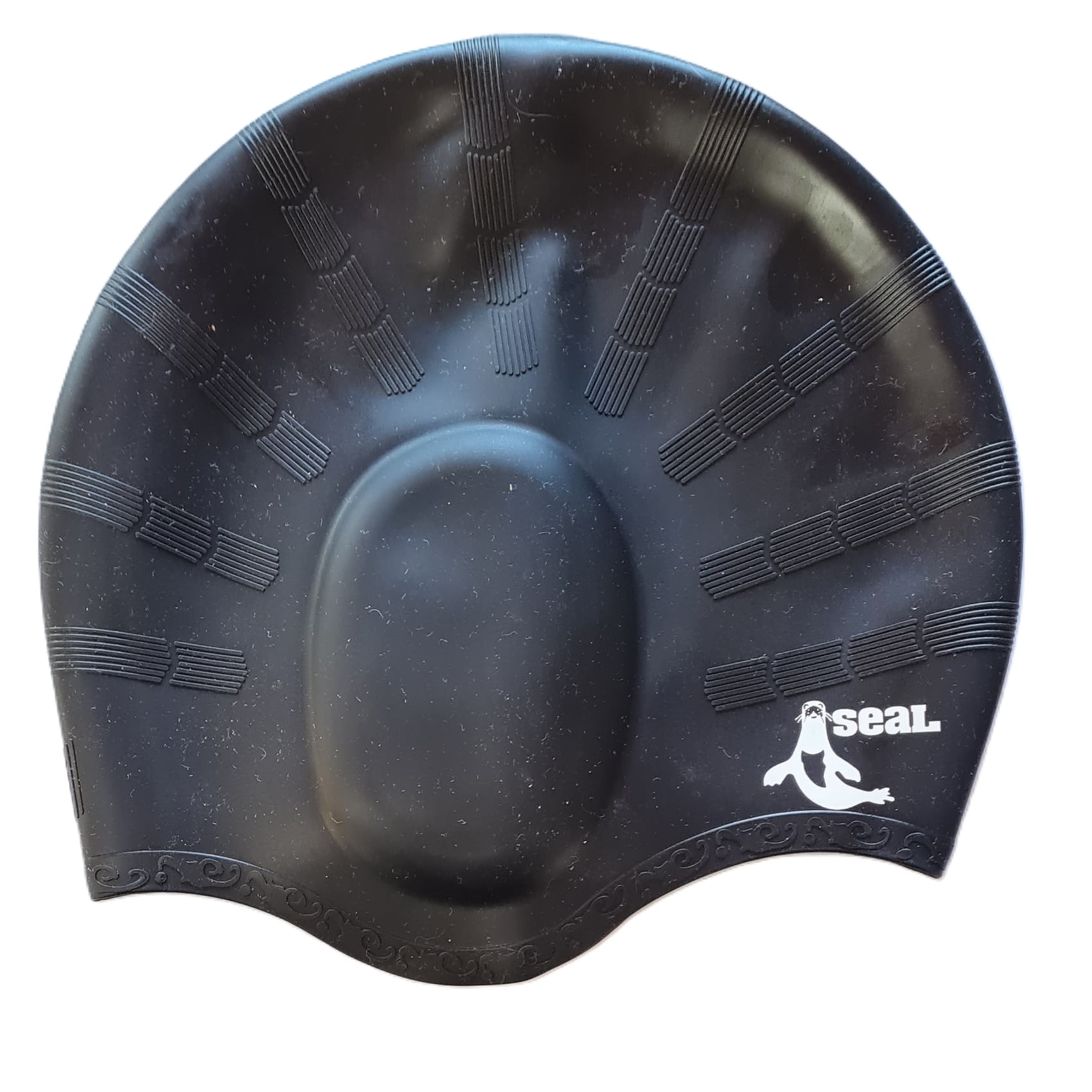 Seal - Gorro Natacion Earpocket Silicona Negro (con Proteccion Oidos)