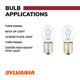 thumbnail image 4 of Bombilla SYLVANIA 1156 de larga duración en miniatura para luces de freno y traseras, 4 of 6