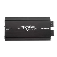 Amplificador Monoblock Skar Audio Rp-1200.1D Negro Con Mando A Distancia Para Subwoofer 1200 W