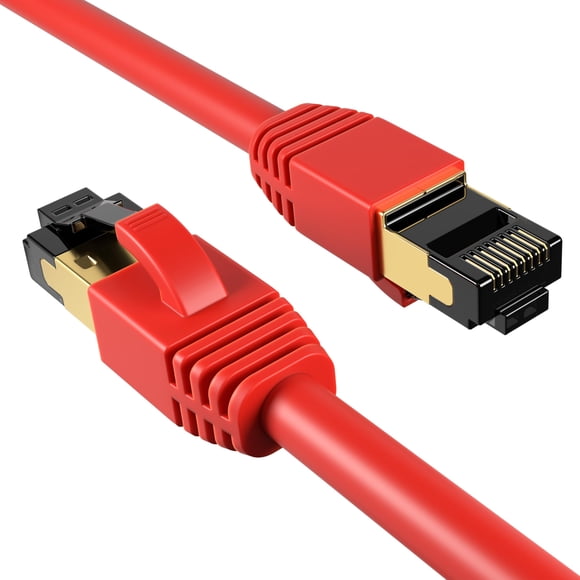 Cable Ethernet Cables Direct Online Cat8 15 cm Rojo