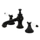 thumbnail image 1 of Grifo Kingston Brass Bel-Air para baño, amplio, negro mate, 1 of 9