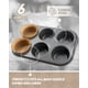 thumbnail image 3 of Molde para magdalenas Bake Choice Jumbo, 6 tazas, antiadherente, acero al carbono, 3 of 8