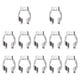 thumbnail image 2 of 12 Abrazaderas De Tubo De Soporte De Clips T8 Que Evitan Que Se Comben Los Tubos De Luz LED De Acero, 2 of 5