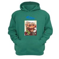 Genérico - Polerón Canguro Película Up Verde Aguamarina Talla S Unisex