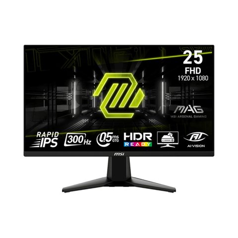 Monitor Msi Mag 255Xf De 25"" Fhd 300 Hz Ips 0,5 Ms