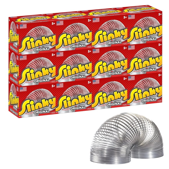 Toy Just Play Classic Slinky, paquete de 12 unidades, tamaño pequeño